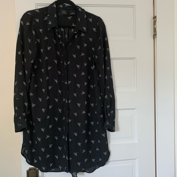 Crane Print Tunic - Picture 6 of 6